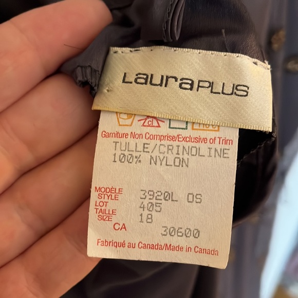 Laura Plus Cocktail dress, spaghetti strap, crinoline underlay. - Picture 6 of 7